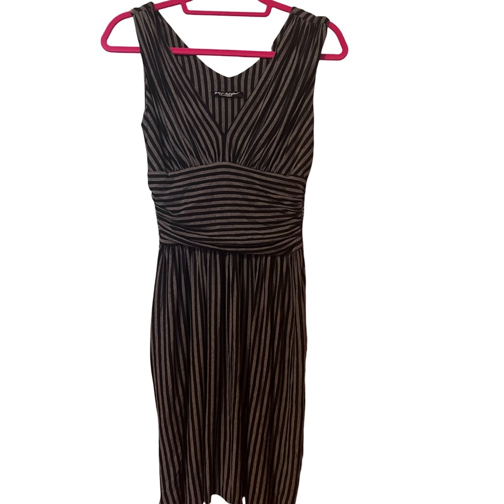 Betsey Johnson Black and grey Striped Dress